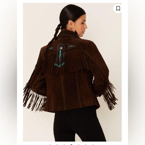 Scully black boar fringe xxl jacket - Picture 2 of 11